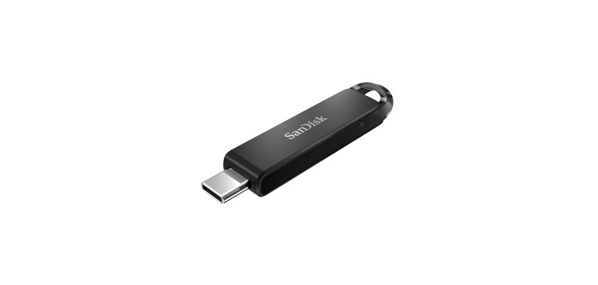 SanDisk Ultra lecteur USB flash 128 Go USB Type-C 3.2 Gen 1 (3.1 Gen 1) Noir