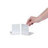 Serre-livres, en aluminium, (L)80 x (P)100 x (H)100 mm