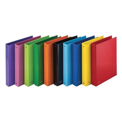 Favorit 400152300 raccoglitore ad anelli Nero, Blu, Verde, Arancione, Rosa, Viola, Rosso, Giallo