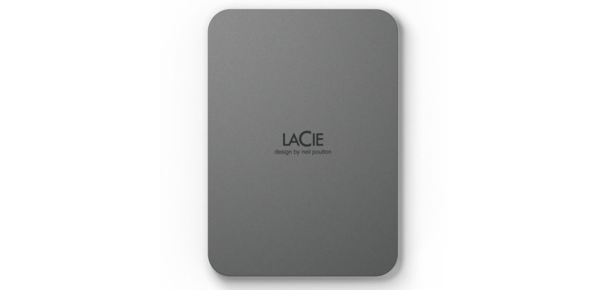 LaCie Mobile Drive Secure disque dur externe 2 To USB Type-C 3.2 Gen 1 (3.1 Gen 1) Gris