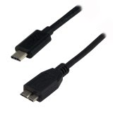 MCL MC923-1C/3HBME-1M câble USB USB C Micro-USB B Noir