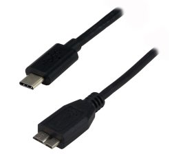 MCL MC923-1C/3HBME-1M câble USB USB C Micro-USB B Noir
