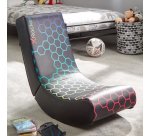 X Rocker Neo Hex Edition Console Gaming Chair Upholstered Seat Black