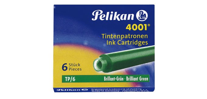 Cartouches d'encre 4001 TP/6, vert foncé