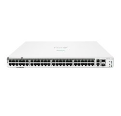 HPE Aruba Networking Networking Instant On Switch 40p Gigabit CL4 8p Gigabit CL6 PoE 2p 10GBT 2p SFP+ 600W 1960