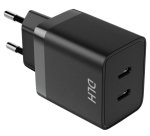 DLH DY-AI5447 chargeur d'appareils mobiles Tablette, Smartphone, Ordinateur portable Noir Secteur Charge rapide Intérieure