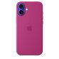 Apple Coque en silicone avec MagSafe pour iPhone 16 Plus - Fuchsia