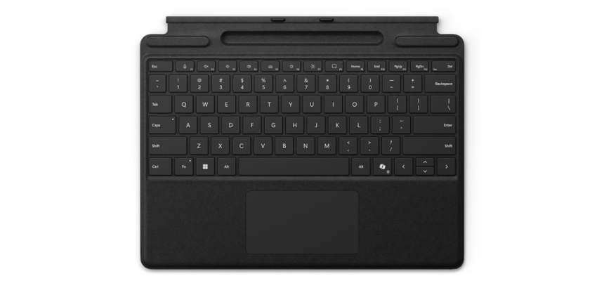 Microsoft Surface Pro Keyboard with pen storage Microsoft Cover port Noir