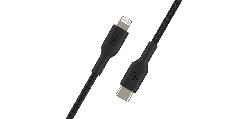 Belkin CAA004BT2MBK câble Lightning 2 m Noir
