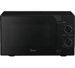 Midea MM20CF2EBK microwave Black Solo microwave Countertop 20 L 700 W