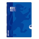 Cahier Oxford OpenFlex A4 petits carreaux 5mm margés 96 pages agrafées couverture polypro coloris assortis