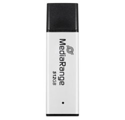MediaRange MR1904 USB flash drive 512 GB USB Type-A 3.2 Gen 1 (3.1 Gen 1) Zwart, Zilver