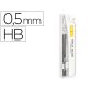 Mine liderpapel 0.5mm hb graphite très résistante tous portemines étui 12 unités