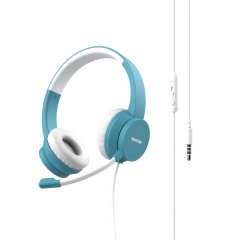 Pantone PT-WDH002GY2220 cuffia e auricolare Cablato A Padiglione Ufficio Colore acqua