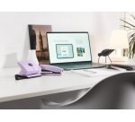 Agrafeuse novus b2 color id 2.0 25f agrafes 24/6-26/6 profondeur agrafage 65mm pretty lilac + 200 agrafes 24/6 super