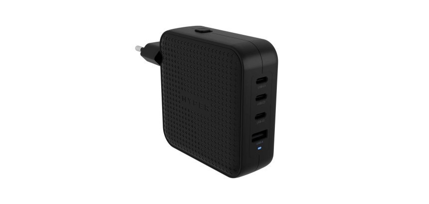 HYPER HJ1002BKWWGL chargeur d'appareils mobiles Ordinateur portable, Smartphone, Tablette Noir Secteur Charge rapide Intérieure