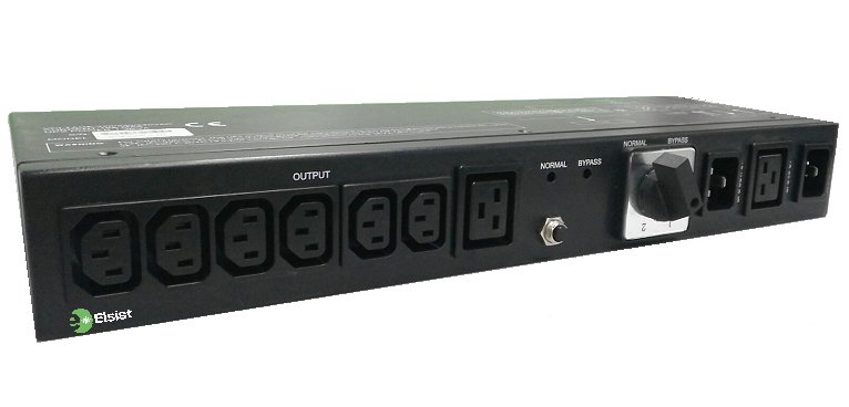 Elsist PDU16A unità di distribuzione dell'energia (PDU) 7 presa(e) AC 1.4U Nero