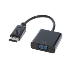 Convertisseur DisplayPort 1,2 Mâle/VGA Femelle pour écrans/PC portables 15cm Noir 590473
