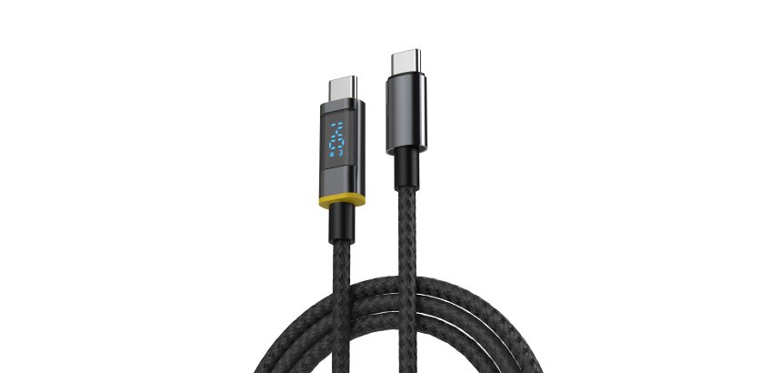 DLH DY-TU5085B câble USB 1 m USB C 140 W Noir