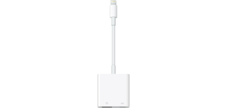 Apple MX5J3ZM/A hub & concentrateur Lightning Blanc