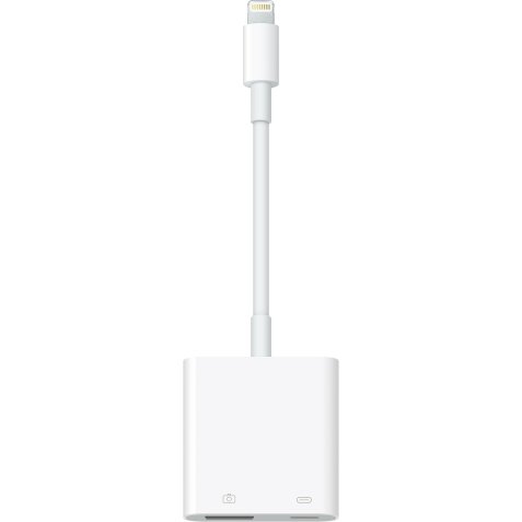 Apple MX5J3ZM/A hub & concentrateur Lightning Blanc