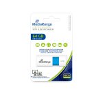 MediaRange USB Stick 64GB MR974 USB flash drive USB Type-A 2.0 Blauw, Wit