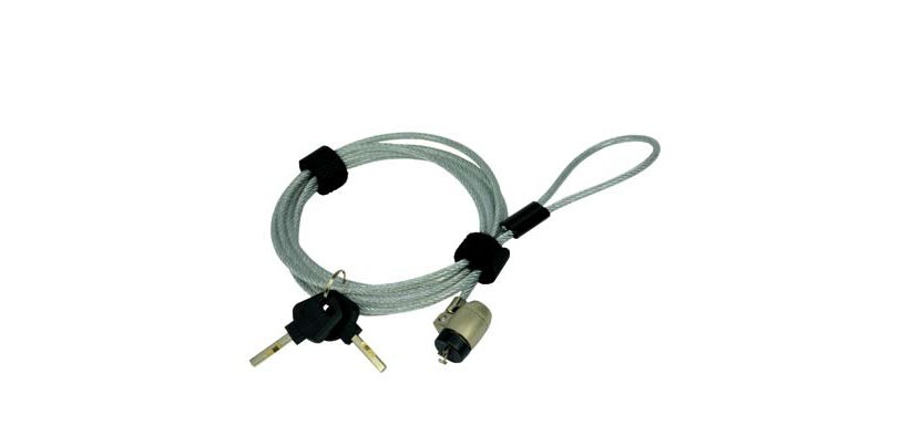 MCL 8LE-71012UNIV câble antivol Noir, Métallique 1,8 m