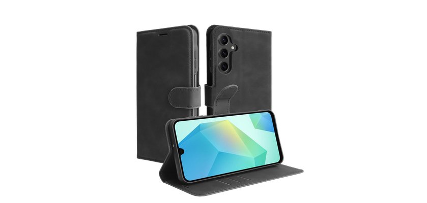Just in Case 8502674 coque de protection pour téléphones portables 17 cm (6.7") Étui avec portefeuille Noir