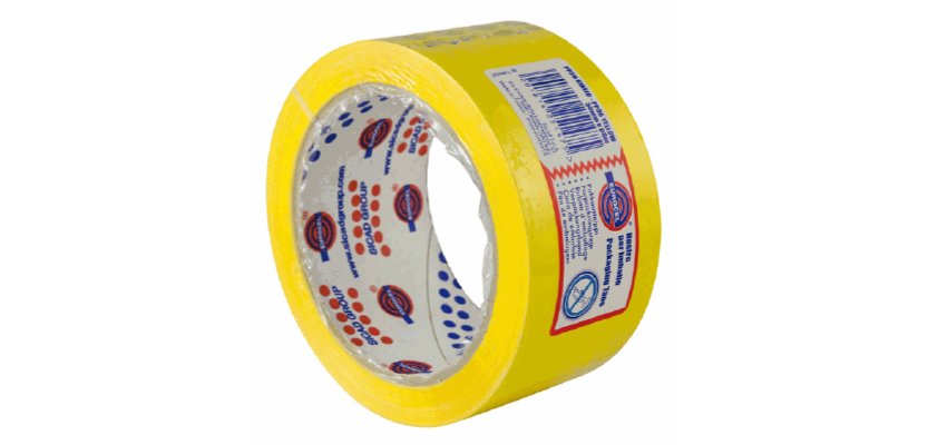 Nastro adesivo PP36NN - 5 cm x 66 m - giallo - Eurocel