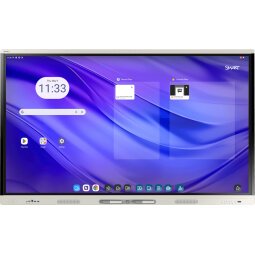 SMART Technologies MX tableau blanc interactif 165,1 cm (65") 3840 x 2160 pixels Écran tactile Argent USB / Bluetooth