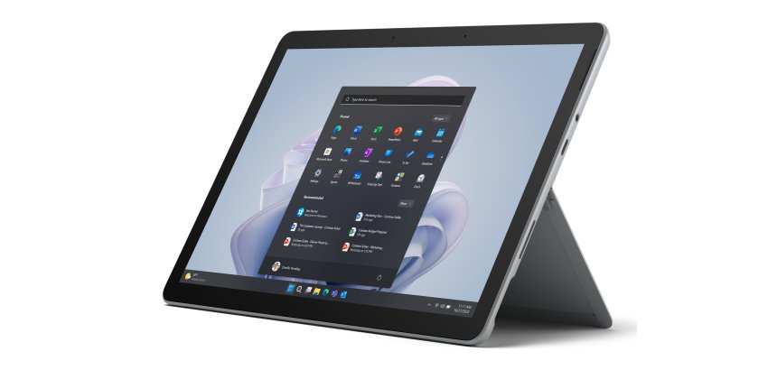 Microsoft Surface Go 4 Intel® N 64 Go 26,7 cm (10.5") 8 Go Wi-Fi 6 (802.11ax) Windows 11 Pro Platine