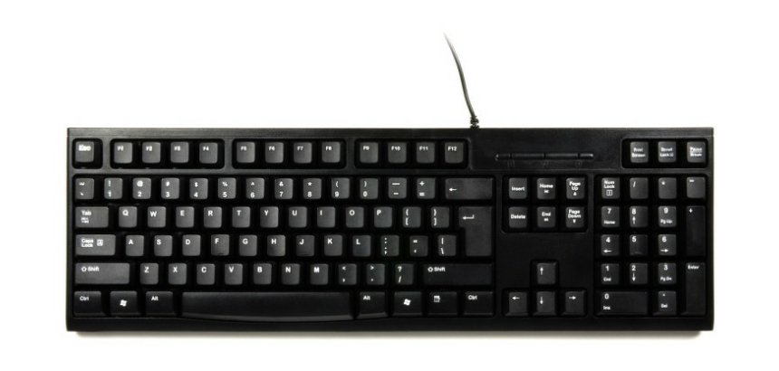 Port Designs 900753-UK clavier Universel USB QWERTY Anglais britannique Noir