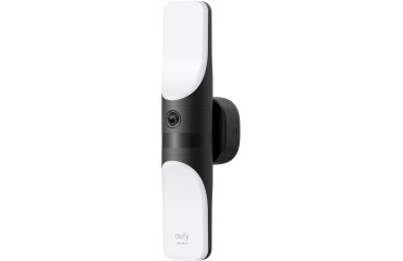 Eufy Security Wired Wall Light CAM S100, cámara de Seguridad para Exteriores, cámara 2K con iluminación de 1200 lúmenes, luz activada por Movimiento, IP65, Resistente al Agua, sin cuotas mensuales