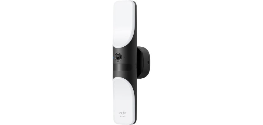 Eufy Security Wired Wall Light CAM S100, cámara de Seguridad para Exteriores, cámara 2K con iluminación de 1200 lúmenes, luz activada por Movimiento, IP65, Resistente al Agua, sin cuotas mensuales