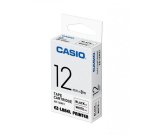 Casio XR-12WE1 label-making tape Black on white
