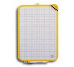 Tableau mini ardoise double face feutre brosse in  clus 2 faces quadrillée/unie 24x33cm