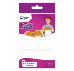Avery ETVET36 etichetta autoadesiva Rettangolo Permanente Bianco 36 pz