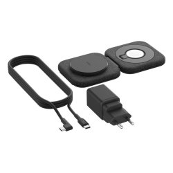 Belkin BoostCharge Pro Écouteurs, Smartphone, Smartwatch Noir Secteur Recharge sans fil Charge rapide Intérieure