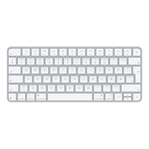 Apple Magic clavier Universel USB + Bluetooth QZERTY Danois Blanc