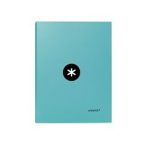 Classeur antartik 4 anneaux ronds 25mm a4 carton rembordé coloris menthe