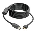 Tripp Lite P582-010-HD-V4A câble vidéo et adaptateur 3,05 m DisplayPort HDMI Noir