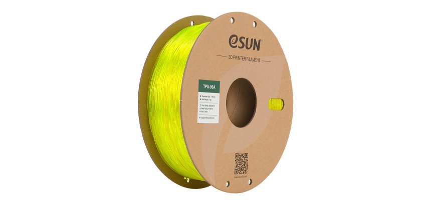 eSUN TPU-95A Thermoplastisches Polyurethan (TPU) Gelb 1 kg