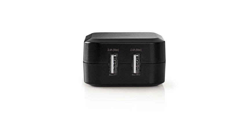 NEDIS Chargeur secteur 2 sorties USB-A 24W