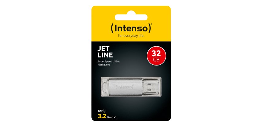 Intenso MEMORY DRIVE FLASH USB3.2 32GB/3541480 USB flash drive USB Type-A 3.2 Gen 1 (3.1 Gen 1) Silver