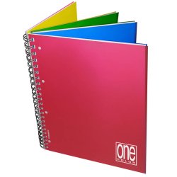 Blasetti One Color writing notebook A4+ 120 sheets Assorted colours
