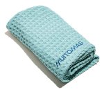 Muitomas HAIRTOWELBL asciugamano per capelli Blu Microfibra