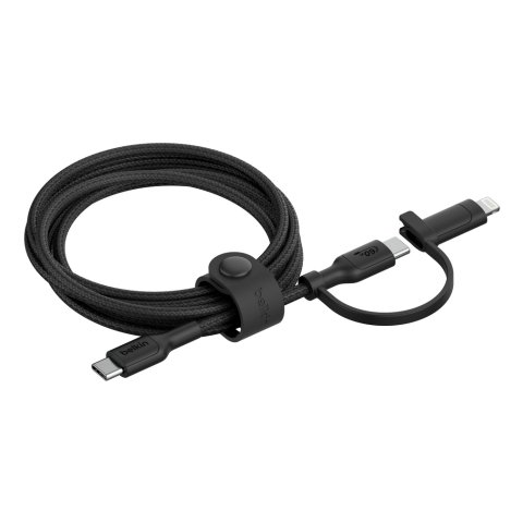 Belkin BoostCharge Pro cable USB USB 2.0 1,5 m USB C USB C/Lightning 0,48 Gbit/s 60 W Negro