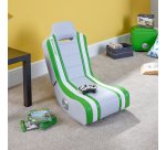 X Rocker Shadow 2.0 Console Gaming Chair Padded Seat Green, White