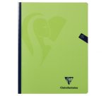 Mimesys cahier brochure cousue 24x32cm 192 pages petits carreaux couverture polypropylène Couleur aléatoire - Assortis