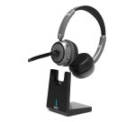 Port Designs 912003 casque Avec fil &sans fil Arceau Bureau/Centre d'appels Bluetooth Socle de chargement Noir
